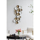 White Iron Novelty Hanging Dimensional Sculpture By Homeroots | Wall Decor | Modishstore - 5