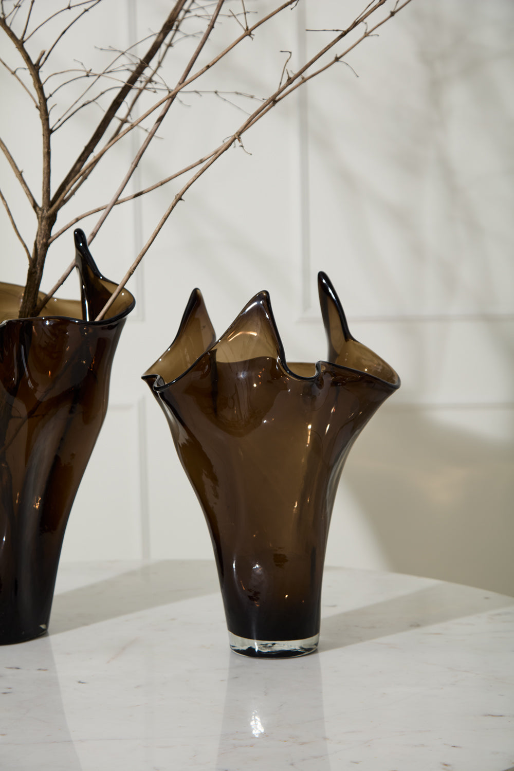 Peaked Glass Vase By Accent Decor | Vases | Modishstore - 5