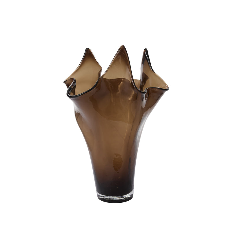 Peaked Glass Vase By Accent Decor | Vases | Modishstore - 2