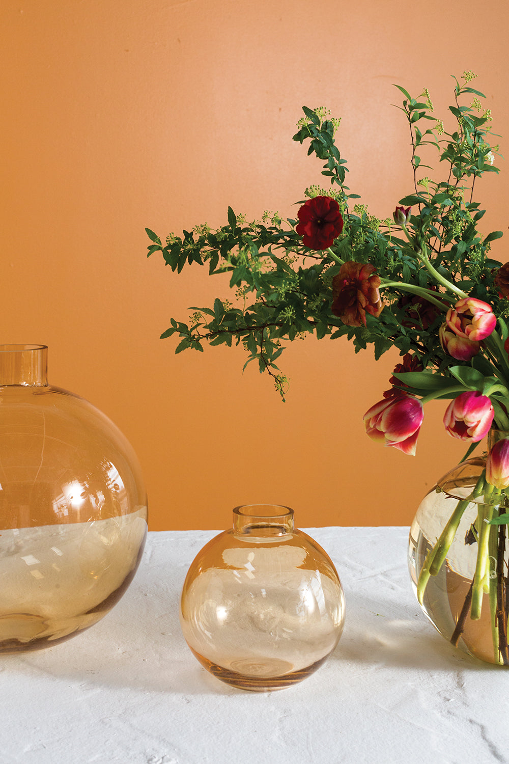 Belly Vase Set of 4 By Accent Decor | Vases | Modishstore - 5