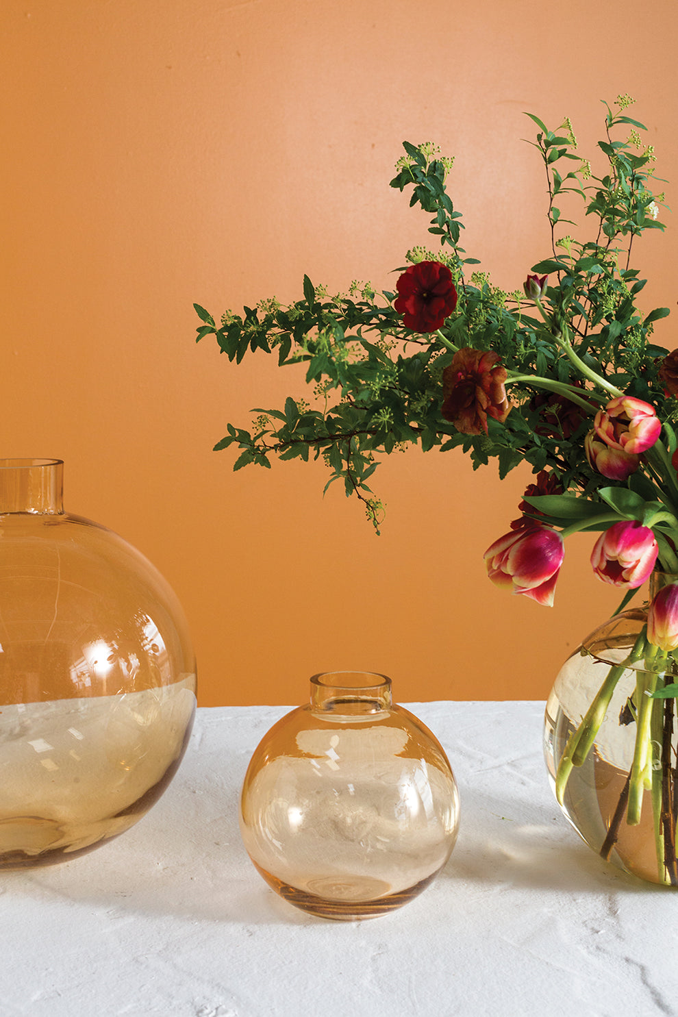 Belly Vase Set of 4 By Accent Decor | Vases | Modishstore - 5