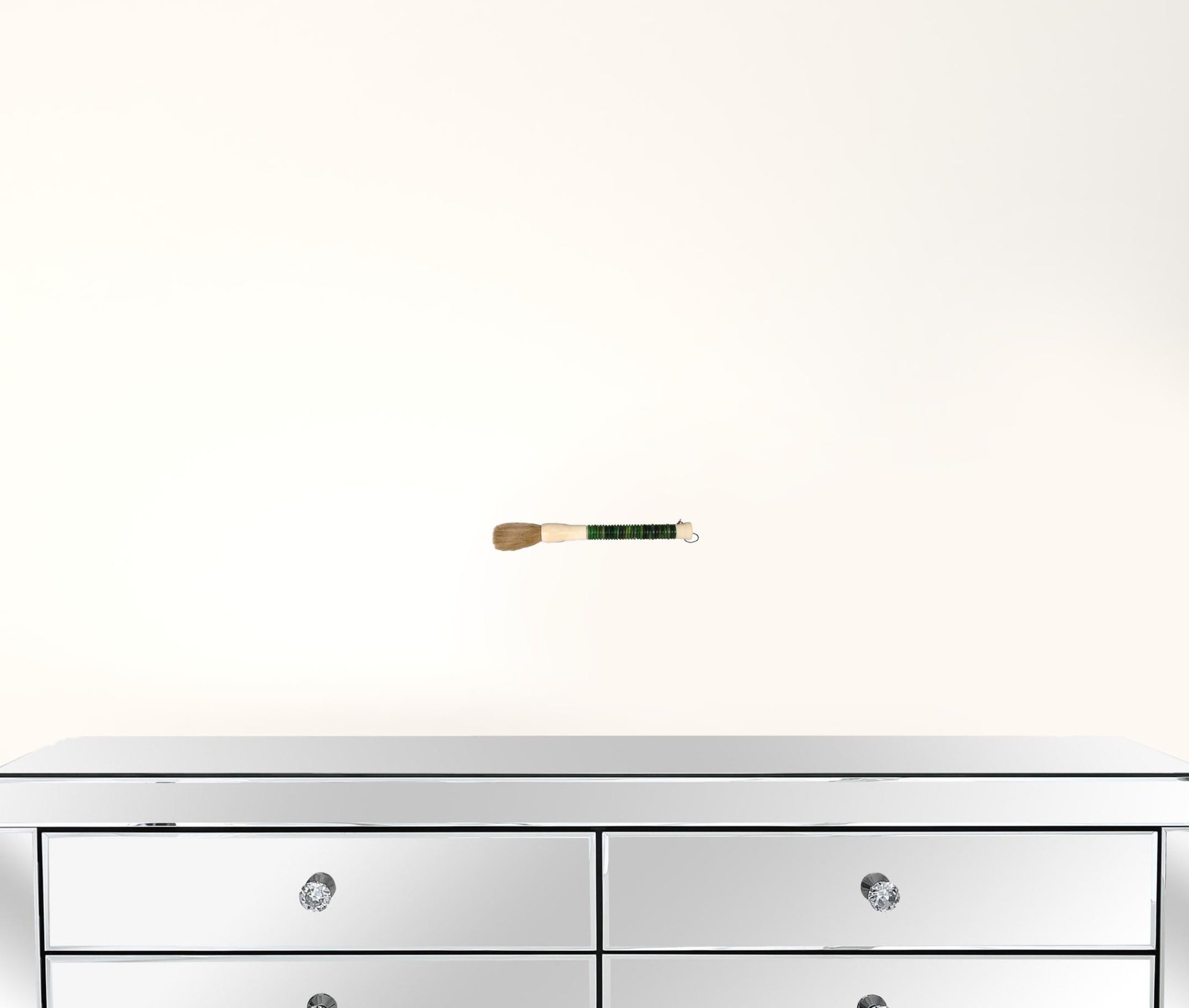 Green Jade Abacus Disc Decorative Calligraphy Brush By Homeroots | Wall Decor | Modishstore - 2