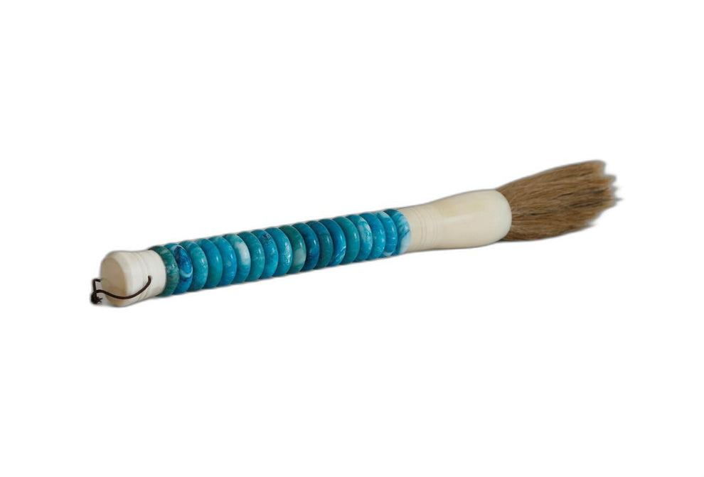 Shades of Aqua Jade Abacus Disc Decorative Calligraphy Brush By Homeroots | Wall Decor | Modishstore - 2