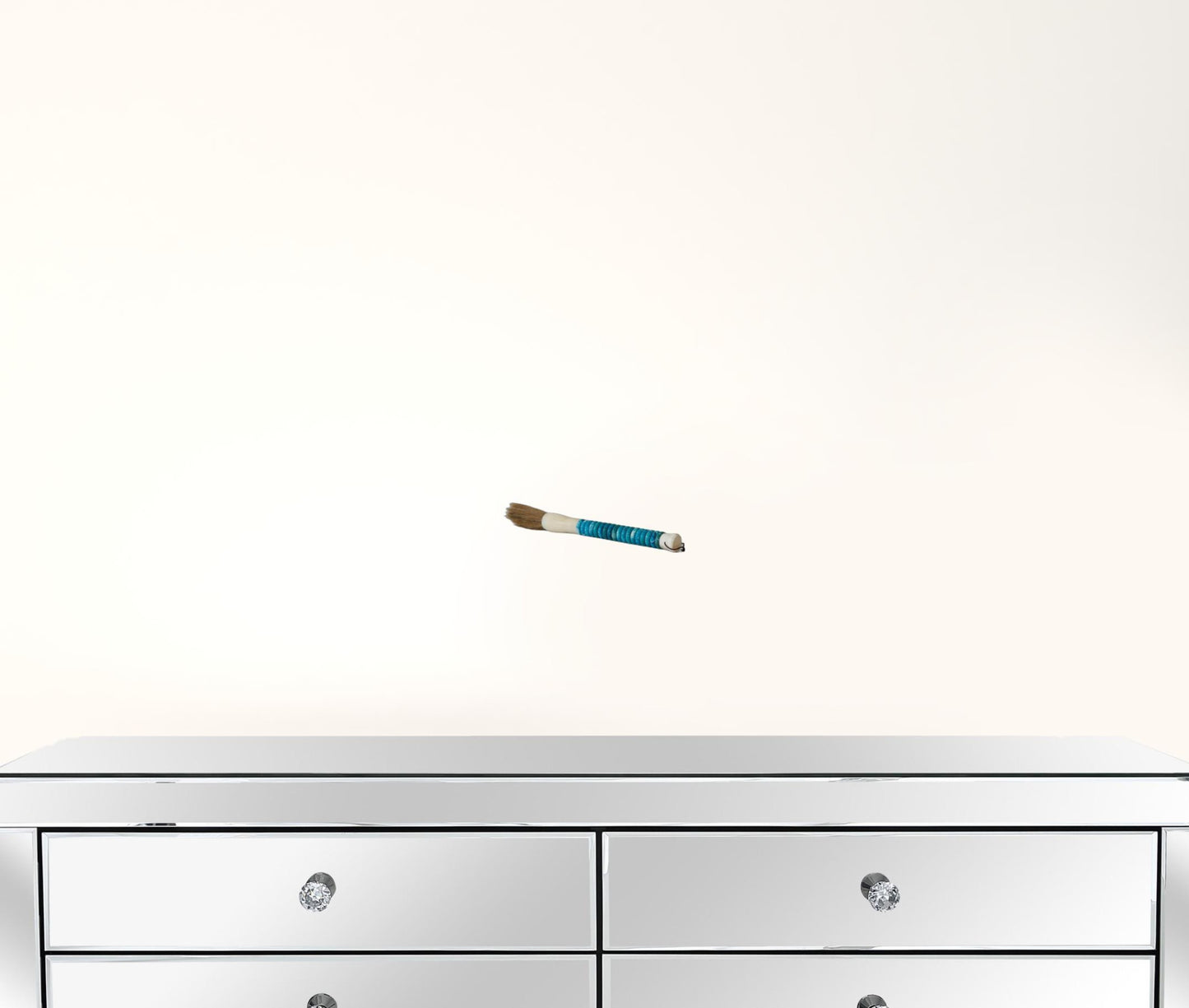 Shades of Aqua Jade Abacus Disc Decorative Calligraphy Brush By Homeroots | Wall Decor | Modishstore - 3