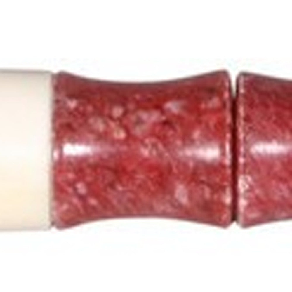 Red Spotted Jade Faux Bamboo Decorative Calligraphy Brush By Homeroots | Wall Decor | Modishstore - 4