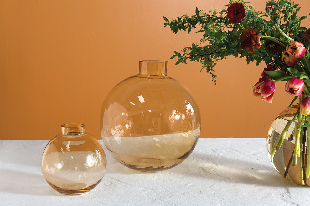 Belly Vase Set of 4 By Accent Decor | Vases | Modishstore - 9