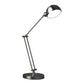 Nickel Metal Adjustable Swing Arm LED Desk Lamp With USB By Homeroots | Table Lamps | Modishstore - 6