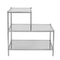 Silver And Clear Glass Mirrored End Table By Homeroots | End Tables | Modishstore - 3
