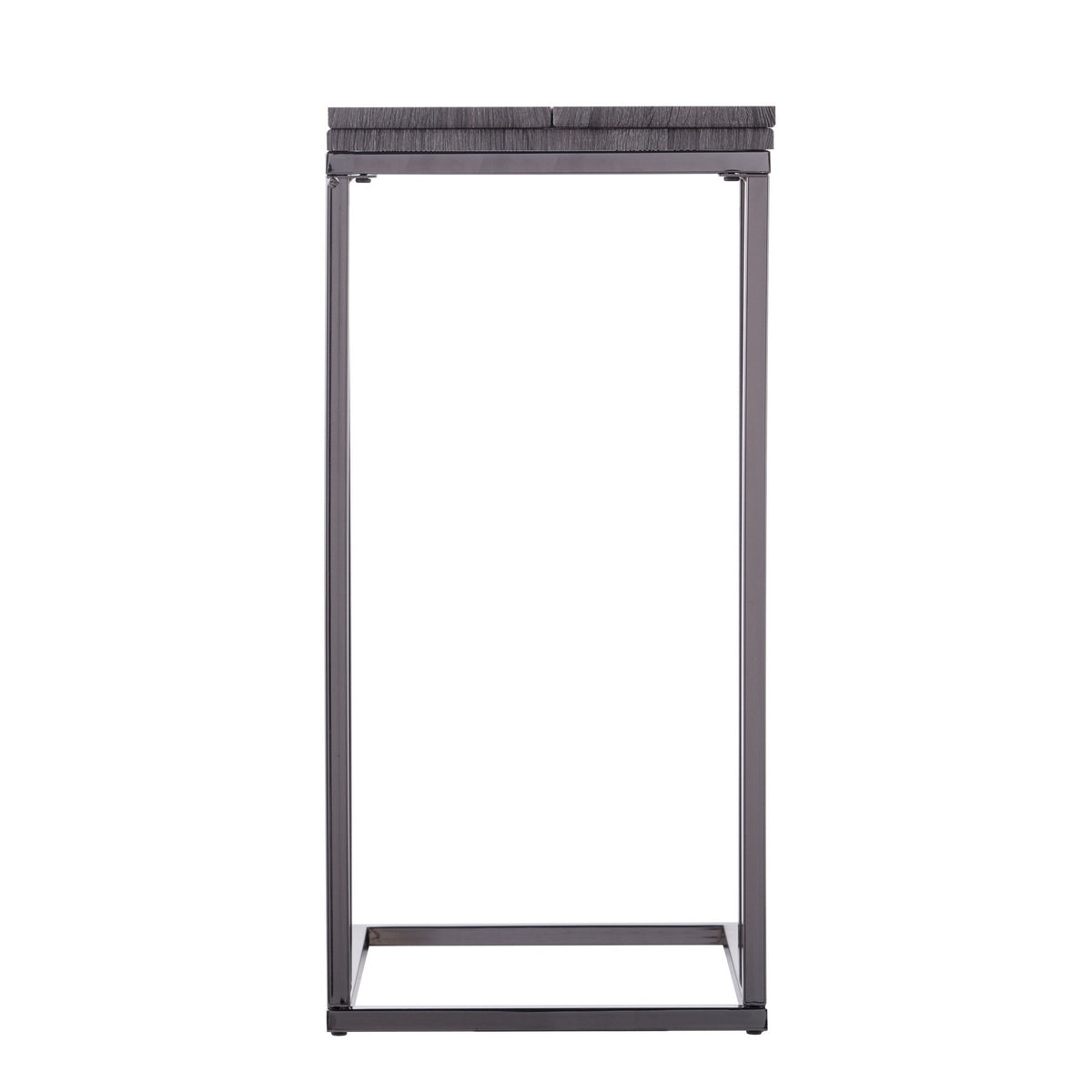 Silver And Gray Expandable Rectangular End Table By Homeroots | End Tables | Modishstore - 5