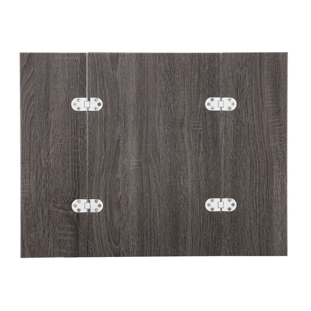 Silver And Gray Expandable Rectangular End Table By Homeroots | End Tables | Modishstore - 6
