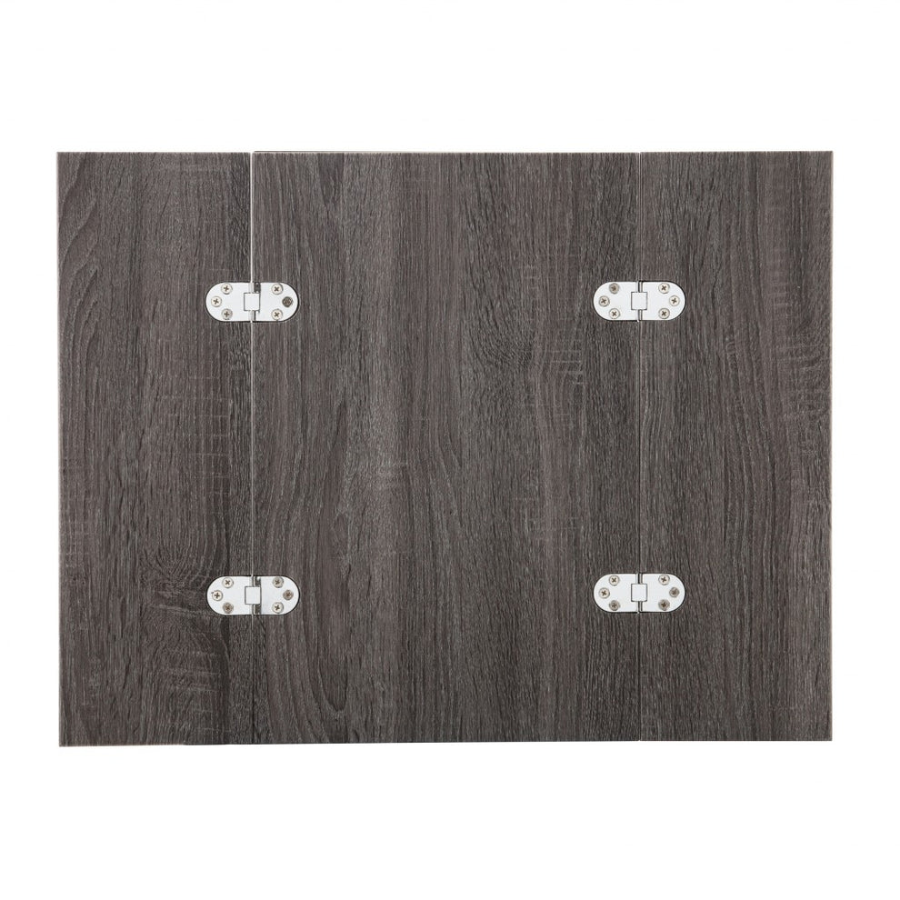 Silver And Gray Expandable Rectangular End Table By Homeroots | End Tables | Modishstore - 6