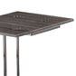 Silver And Gray Expandable Rectangular End Table By Homeroots | End Tables | Modishstore - 8
