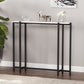 White and Black Frame Console Table By Homeroots | Console Tables | Modishstore - 7