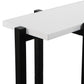 White and Black Frame Console Table By Homeroots | Console Tables | Modishstore - 6