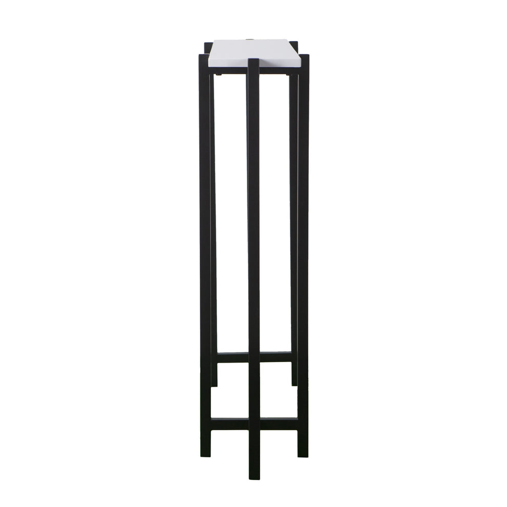 White and Black Frame Console Table By Homeroots | Console Tables | Modishstore - 2