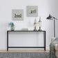 Black Mirrored Glass Console Table By Homeroots | Console Tables | Modishstore - 7