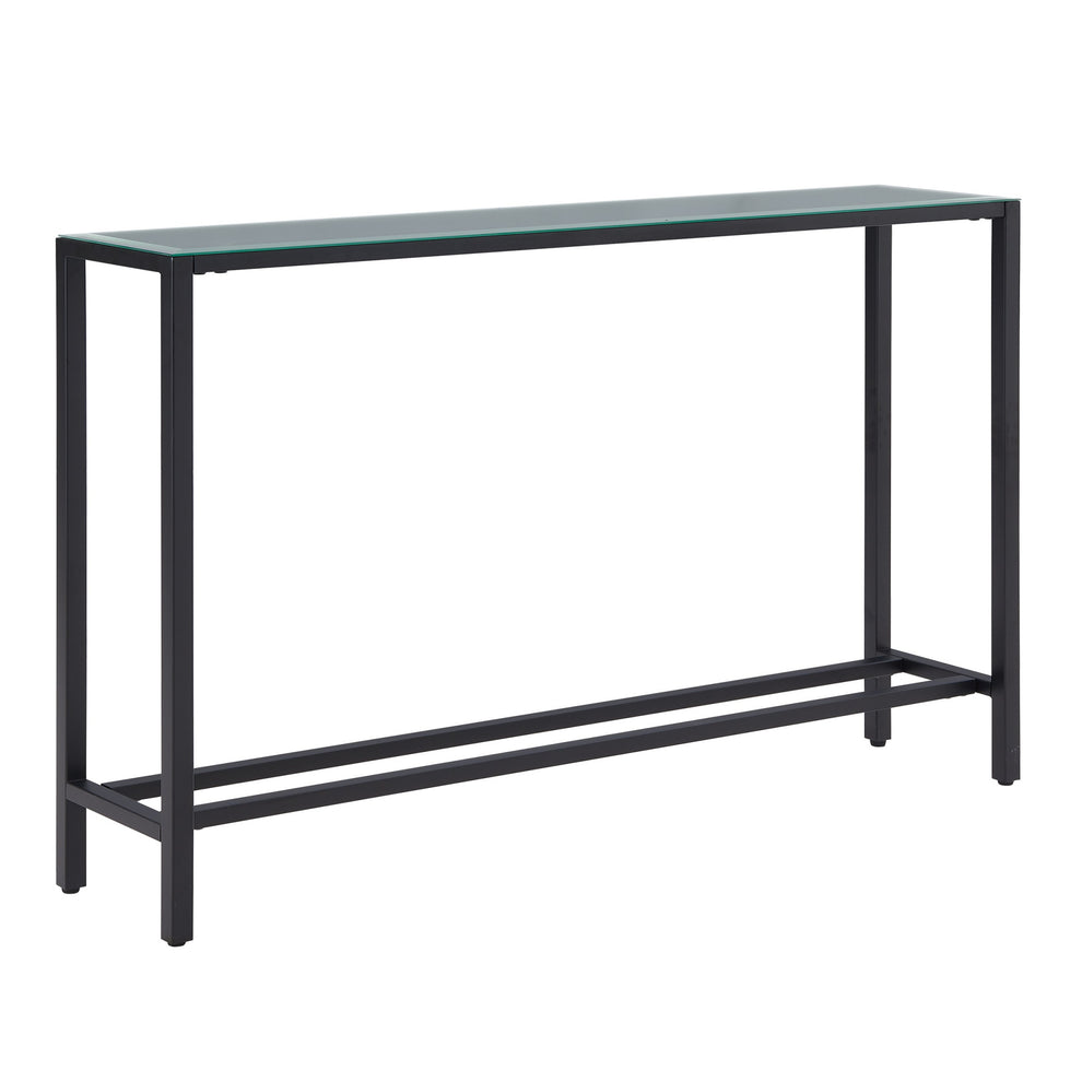 Black Mirrored Glass Console Table By Homeroots | Console Tables | Modishstore - 2