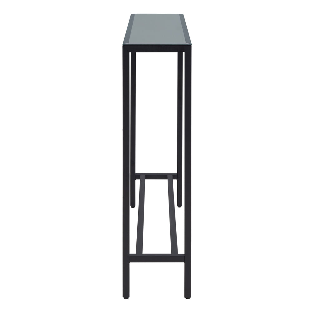 Black Mirrored Glass Console Table By Homeroots | Console Tables | Modishstore - 3