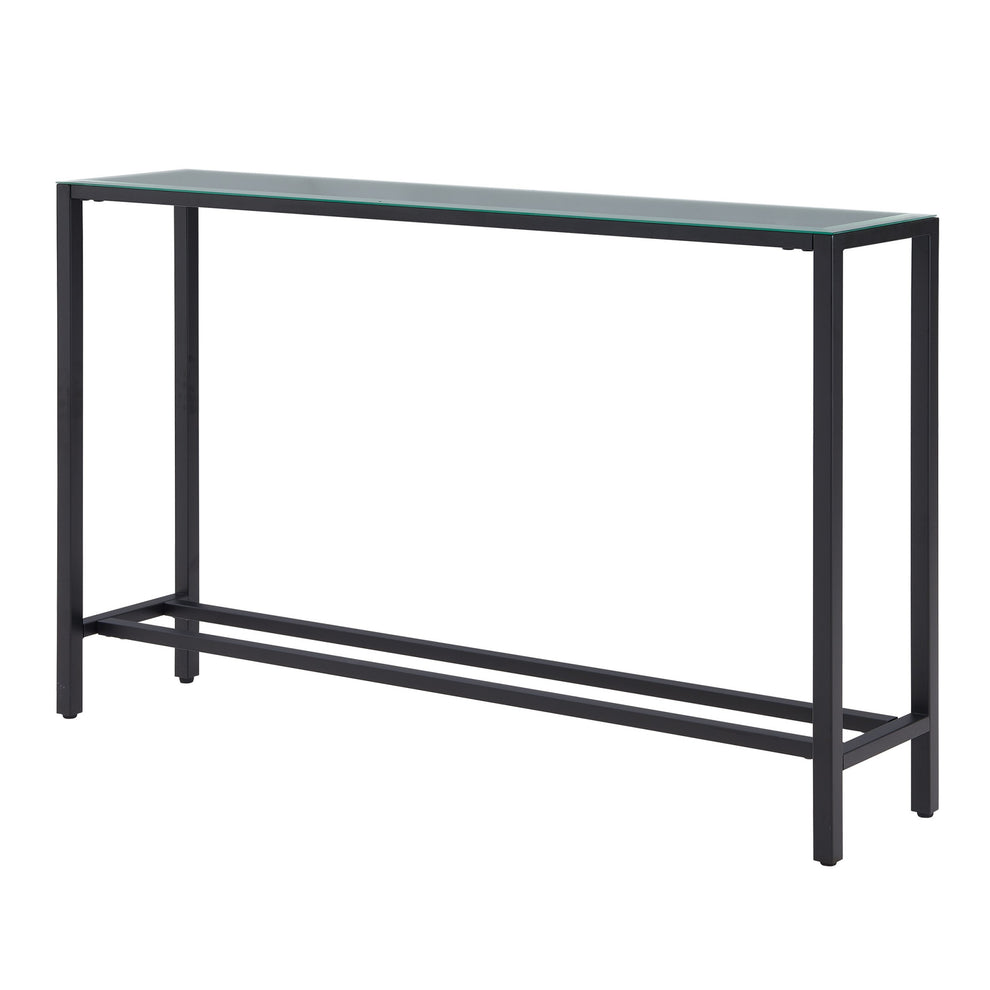 Black Mirrored Glass Console Table By Homeroots | Console Tables | Modishstore - 4