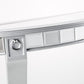 Silver Mirrored Glass Half Circle Console Table With Storage By Homeroots | Console Tables | Modishstore - 6