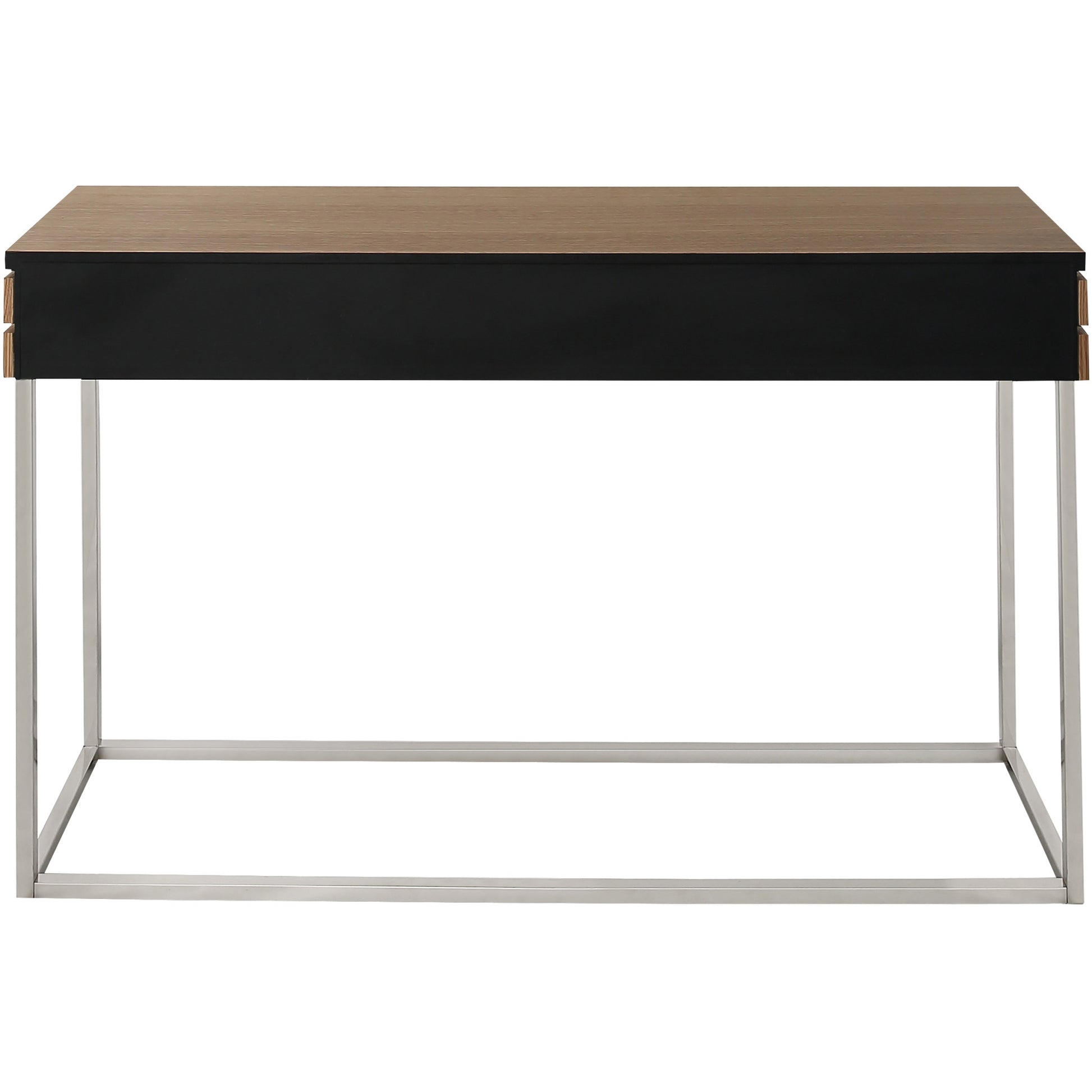 Brown and Silver Frame Console Table And Drawers By Homeroots | Console Tables | Modishstore - 5