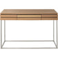 Brown and Silver Wood Frame Console Table With Drawer By Homeroots | Console Tables | Modishstore - 2