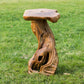 Teak Mushroom Bar Stool Set of 2 By Garden Age Supply