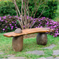 Teak Boulder Bench By Garden Age Supply