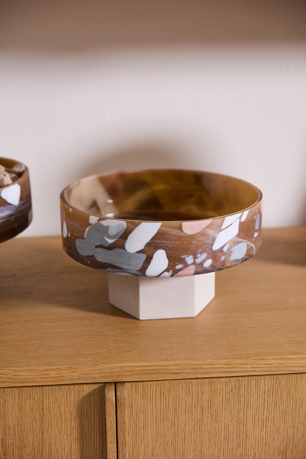 Palladin Footed Bowl By Accent Decor | Decorative Bowls | Modishstore - 5