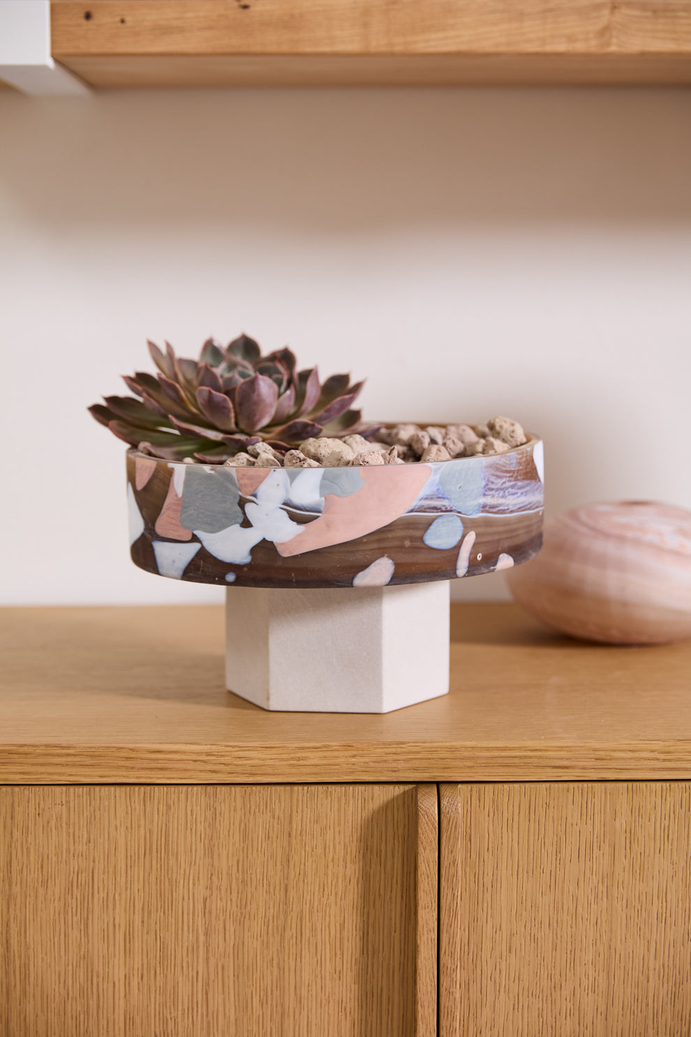 Palladin Footed Bowl By Accent Decor | Decorative Bowls | Modishstore - 6