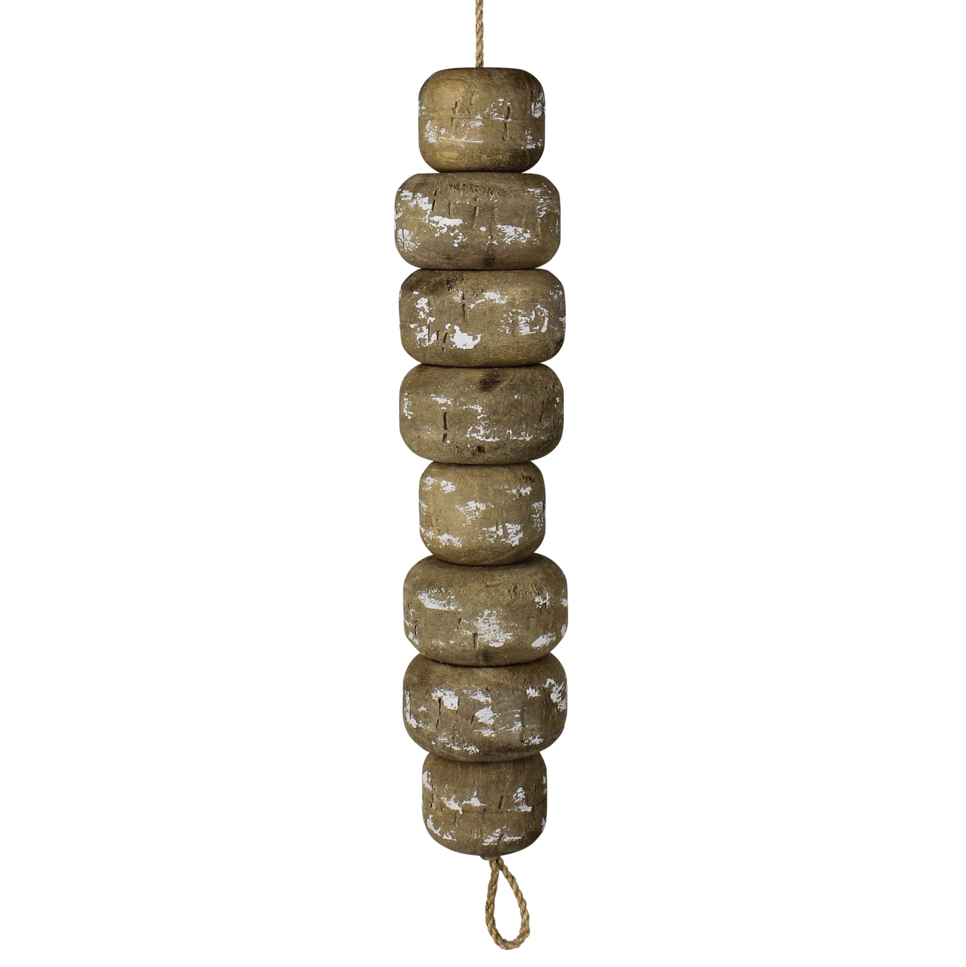 Kelso Oversized Wood Bead Strand Set Of 4 By HomArt | Ornaments | Modishstore - 2