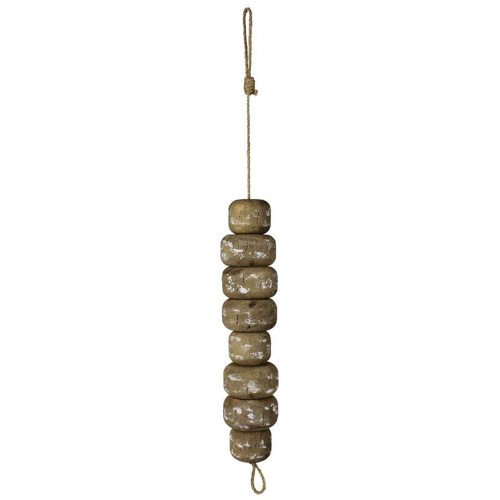Kelso Oversized Wood Bead Strand Set Of 4 By HomArt | Ornaments | Modishstore - 3