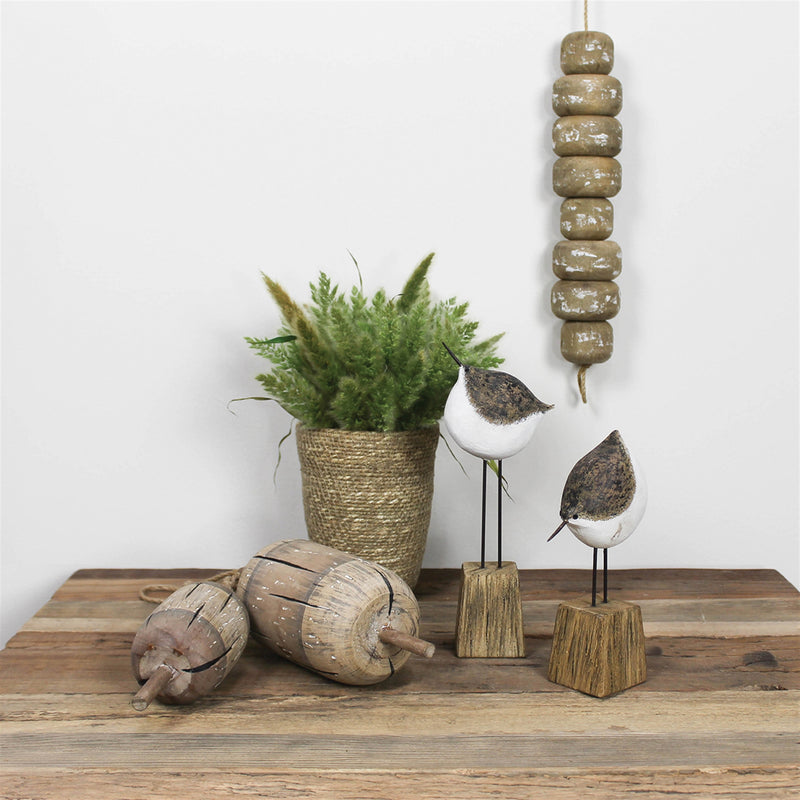 Kelso Oversized Wood Bead Strand Set Of 4 By HomArt | Ornaments | Modishstore