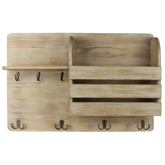 Quince Wall Shelf Organizer, Wood Set Of 4 By HomArt | Wall Shelf | Modishstore - 1