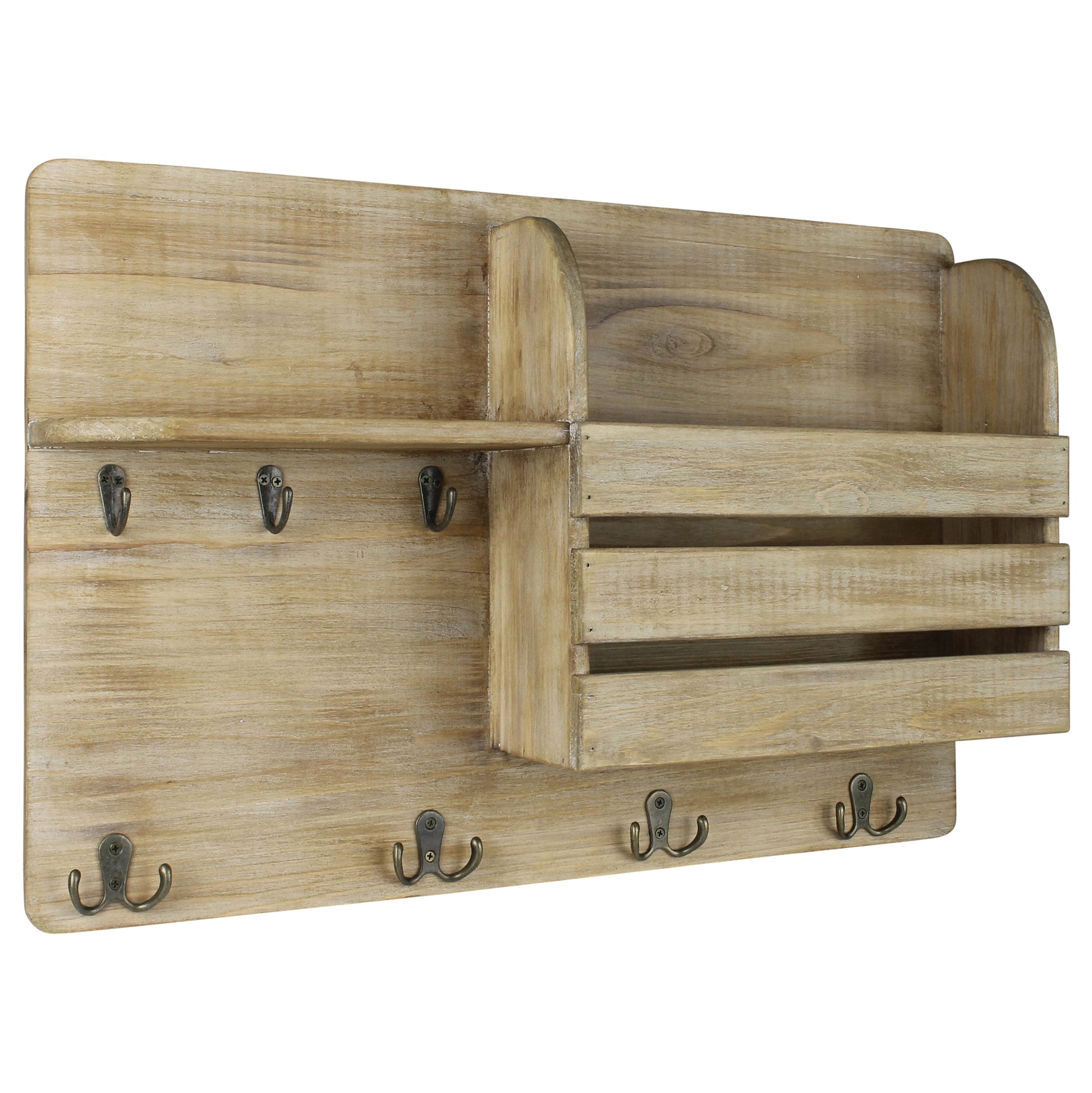 Quince Wall Shelf Organizer, Wood Set Of 4 By HomArt | Wall Shelf | Modishstore - 2