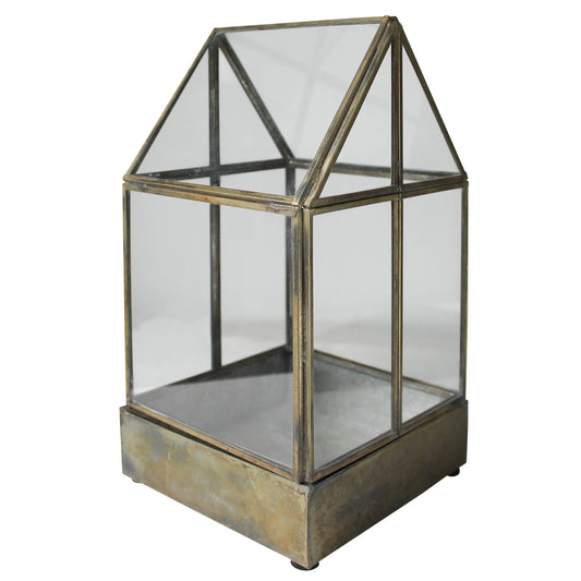 Pike Terrarium, Leaded Glass - Sm Set Of 4 By HomArt | Planters, Troughs & Cachepots | Modishstore - 1