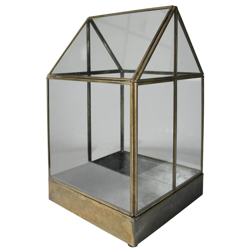 Pike Terrarium, Leaded Glass - Large Set Of 4 By HomArt | Planters, Troughs & Cachepots | Modishstore - 1