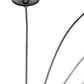 Nickel Five Lights Arc Floor Lamp With Nickel Dome Shade By Homeroots | Floor Lamps | Modishstore - 5