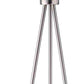 White Tripod Floor Lamp With White Drum Shade By Homeroots | Floor Lamps | Modishstore - 5
