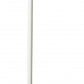 White LED Torchiere Floor Lamp With White By Homeroots | Floor Lamps | Modishstore - 4