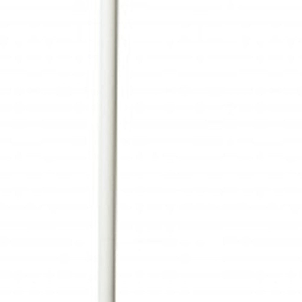 White LED Torchiere Floor Lamp With White By Homeroots | Floor Lamps | Modishstore - 4