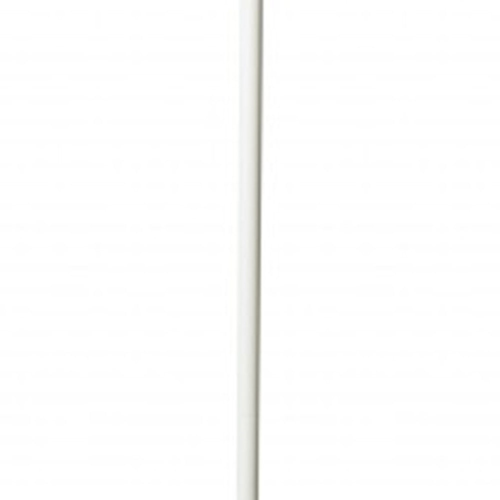 White LED Torchiere Floor Lamp With White By Homeroots | Floor Lamps | Modishstore - 5