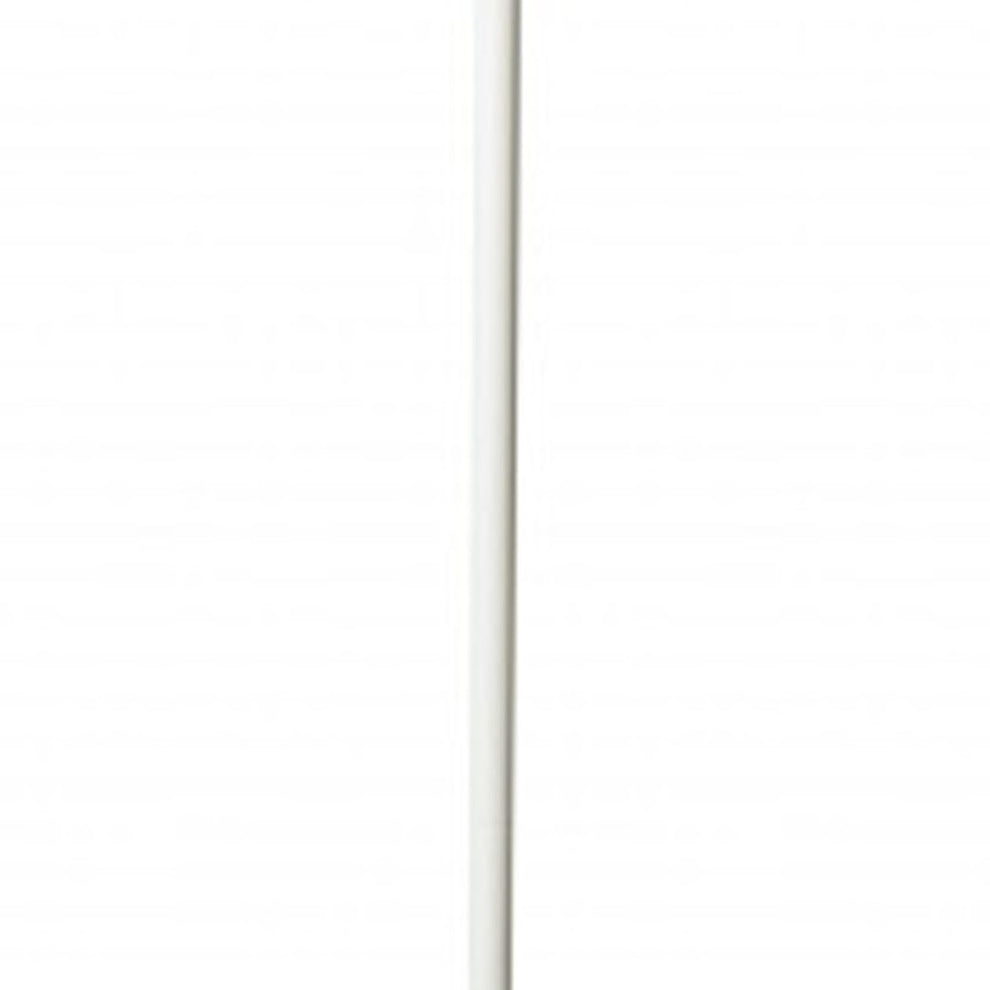 White LED Torchiere Floor Lamp With White By Homeroots | Floor Lamps | Modishstore - 5