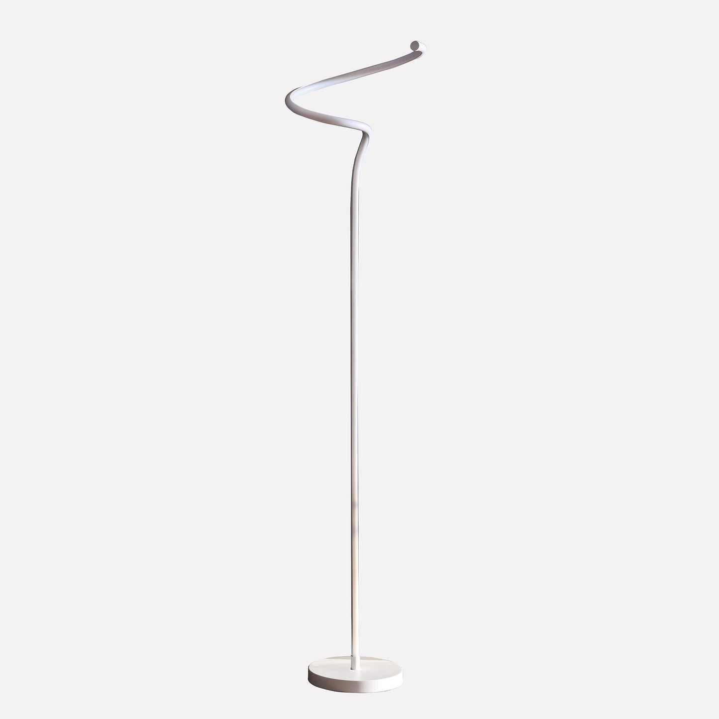 White LED Novelty Floor Lamp With White By Homeroots | Floor Lamps | Modishstore - 1