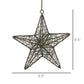 Wire Star - Medium, Rust Set Of 4 By HomArt | Ornaments | Modishstore - 3
