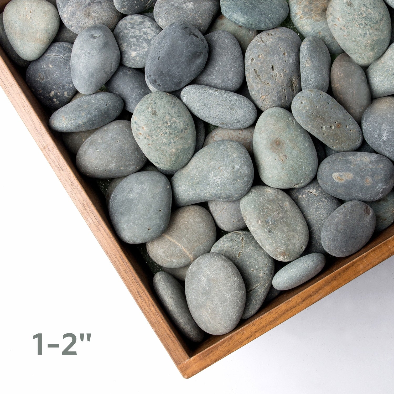 Stone Rocks, Natural River, 1- 2" By Gold Leaf | Decor | Modishstore - 1