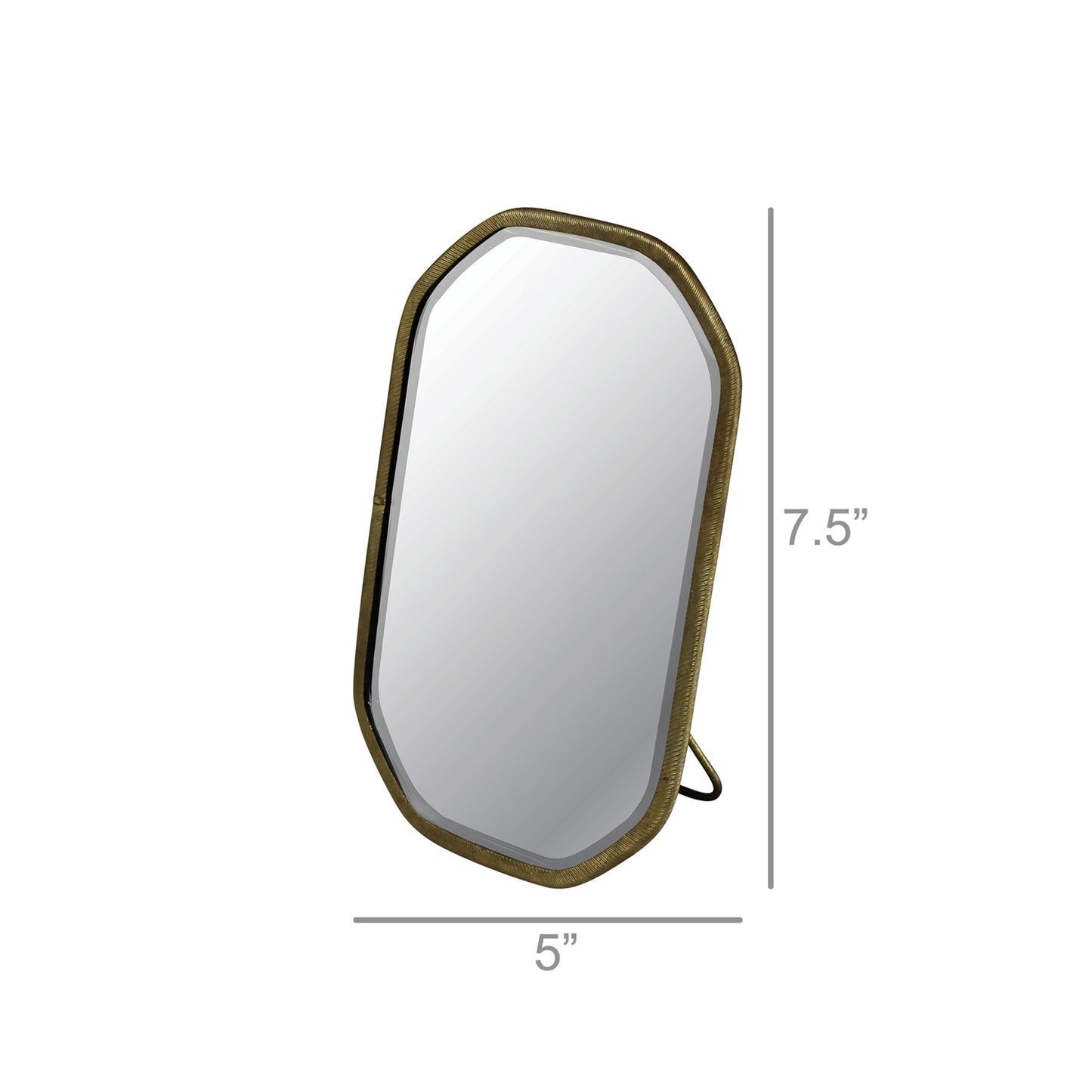 Vadara Easel Mirror, Brass - Rectangle Set Of 4 By HomArt | Mirrors | Modishstore - 2