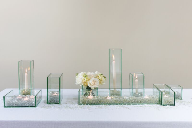 Glass Plate Planter 24"x 4"x 4" By Accent Decor | Planters, Troughs & Cachepots | Modishstore - 8