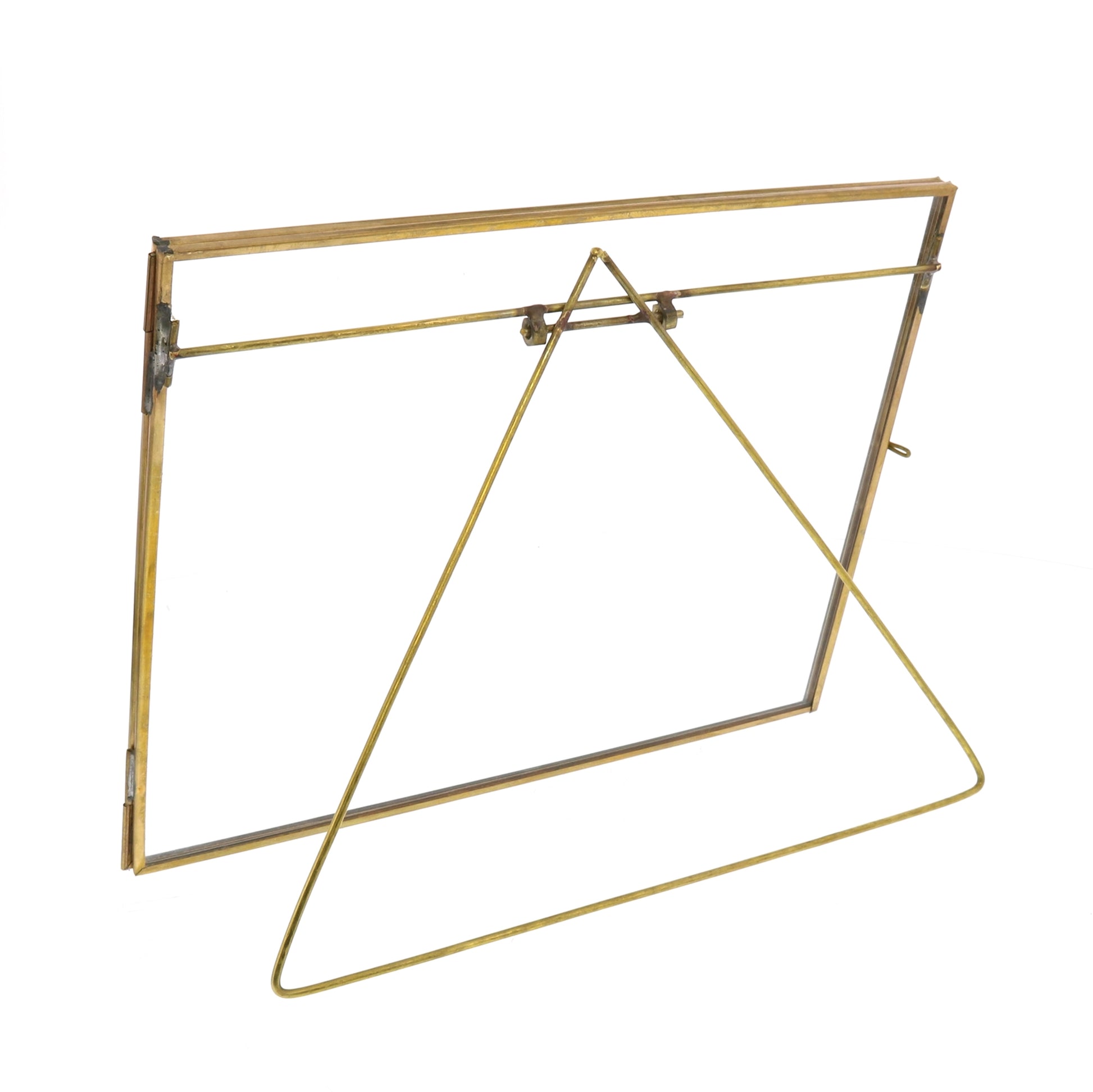 Monroe Easel Frame - Horizontal - Brass Set Of 4 By HomArt | Frames | Modishstore - 3