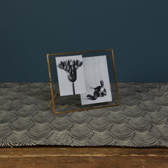 Monroe Easel Frame - Horizontal - Brass Set Of 2 By HomArt